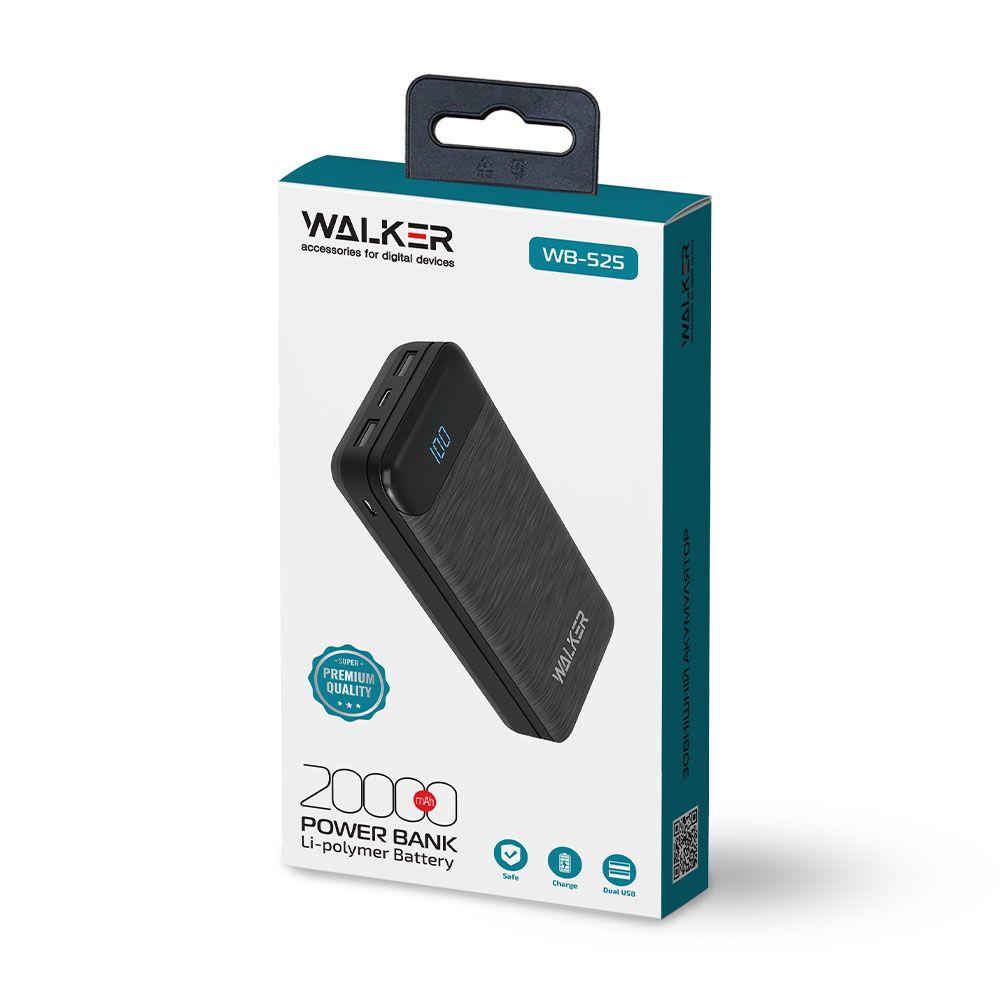 Power Bank WALKER WB-525 20000mAh black, фото 1