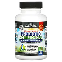 Пробиотик с пребиотиком 40 млрд 60 капс BioSchwartz США