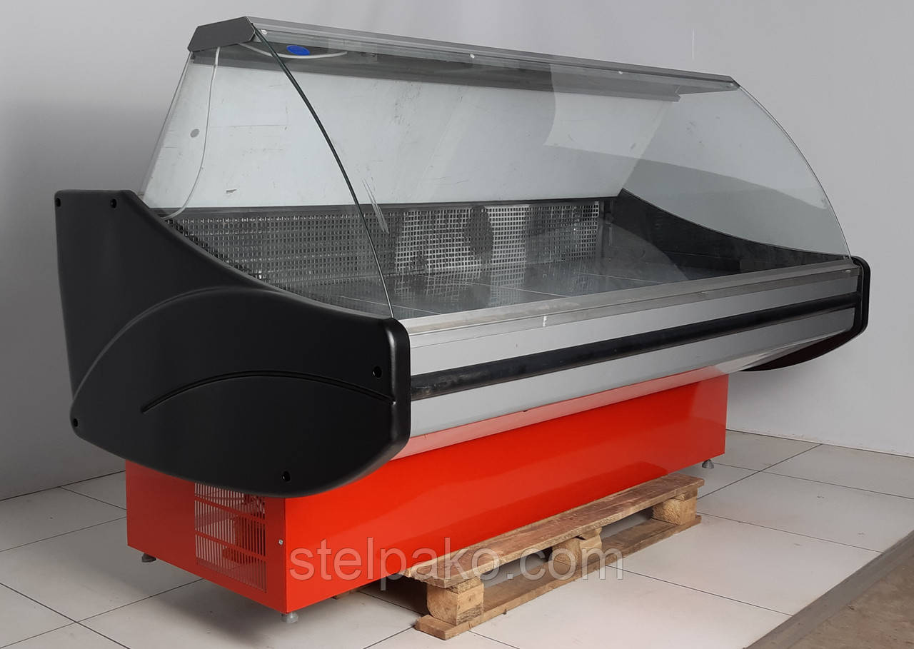 Холодильна універсальна вітрина «Росс Савона» 2.0 м., (-5° +5°), (Україна), викладка 80 см., Б/у, фото 1