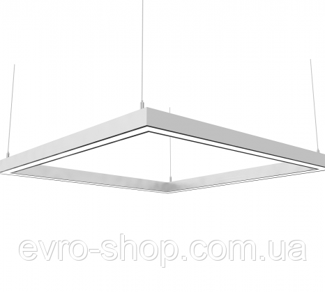 Димуємий світлодіодний світильник X-LED 160ВТ квадрат (840*840*43) LSNK-160d, фото 1