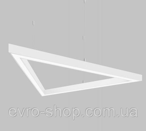 Керований світлодіодний світильник X-LED 120Вт Трикутник білий (3x880) LSNTri-120dw