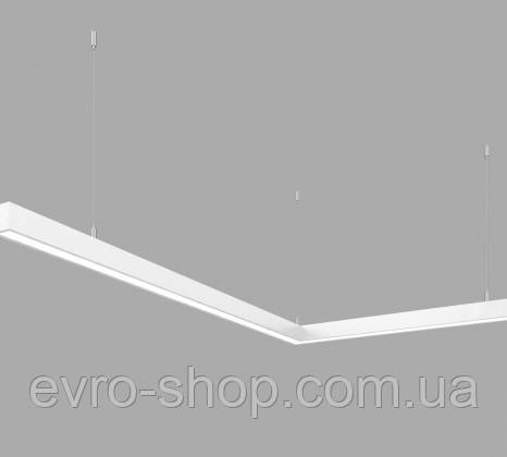 Керований кутовий світлодіодний світильник X-LED 80ВТ білий (800*800*43) LSNA-80dw, фото 1