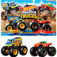 Набір із 2 машинок Monster Trucks позашляховики в асортименті (FYJ64), Hot Wheels