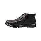 Черевики чоловічі Konors чорні натуральна шкіра, 48, фото 2