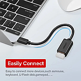 Кабель-адаптер OTG Ugreen US154 USB-C Male to USB 3.0 A Female Cable Black (30701), фото 3