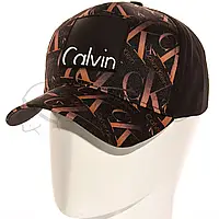 Бейсболка мужская тракер кепка брендовая сублимация Calvin Klein SUB21740 Черный