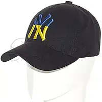 Кепка Unisex с брендовая вышивкой бейсболка котоновая с регулировкой размера New York BTH23616 Черный