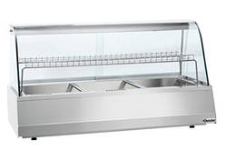 Теплова вітрина 3/1 ГН, з заокругленим панорамним фронтальним склом Bartscher 305052