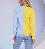 Жіночий світшот двокольоровий, фото 2