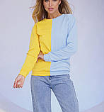 Жіночий світшот двокольоровий, фото 3