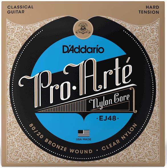 Струни для класичних гітар D'Addario EJ48 PRO-ARTE 80/20 BRONZE WOUND HARD TENSION, фото 1