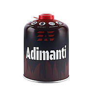 Баллон газовый Adimanti 450гр, Чорний, Газовий балон
