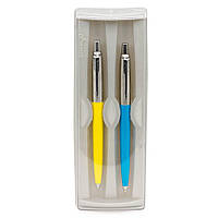 Набор шариковых ручек Parker Jotter 17 Originals UKRAINE Sky Blue CT BP + Yellow CT BP CT BP 15 972_801_3