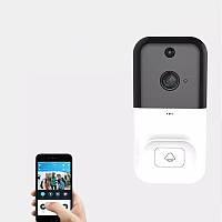 Домофон SMART DOORBELL X5 wifi працює від 3х 18650 | Відеодзвінок для квартири | Розумний дверний замок