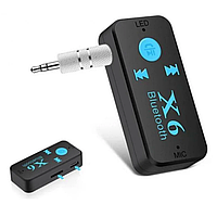 Bluetooth приемник аудио ресивер BT X6 + TF card | Беспроводной блютуз адаптер