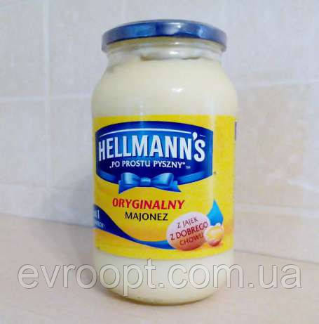 Майонез Hellmanns Original 340 ml, 6шт/яск