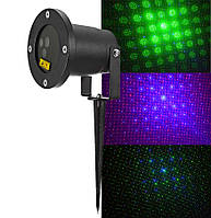 Лазерная установка уличная RD-8001 RGB (3 цвета) (12 рисунков) XL719 RGB | Стробоскоп лазерный | Светомузыка
