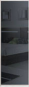 Шафа-купе з фасадом "КЛАСІК 4" 65 з/графит