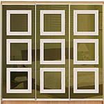 Шафа-купе з фасадом "КЛАСІК 4" 66/66/66з/бронза