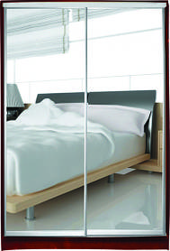 Шафа-купе з фасадом "КЛАСІК 4" 6/6 зеркало