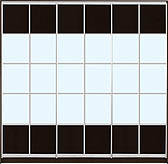 Шафа-купе з фасадом "КЛАСІК 4" 19/19/19 венге+м/зерк.