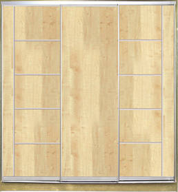 Шафа-купе з фасадом "КЛАСІК 4" 28/2/41 дуб+дуб