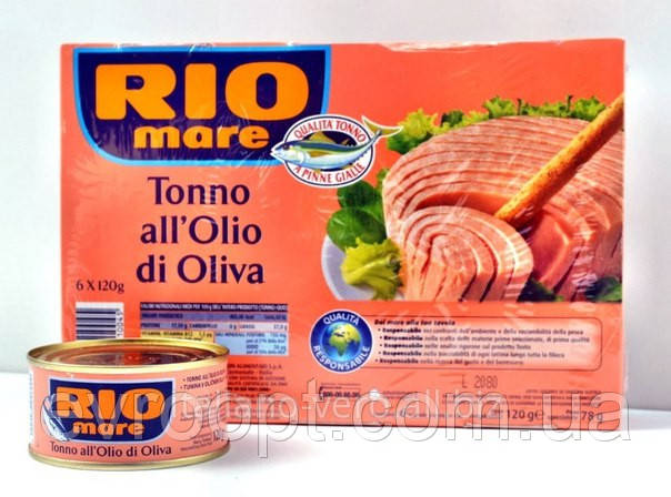 Тунець в оливковій олії Rio 65 г, фото 1