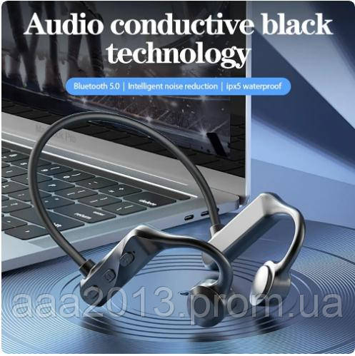 Навушники бездротові з кістковою провідністю звуку, БЛЮТУЗ гарнітура, фото 1