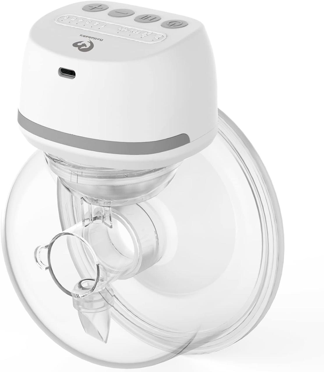 Носимий молоковідсмоктувач Bellababy Hands Free з низьким рівнем шуму,