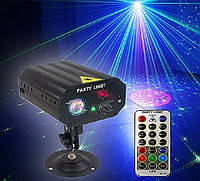 Лазерна установка RD-8007L RGB+Пульт | Стробоскоп лазерний | Світломузика