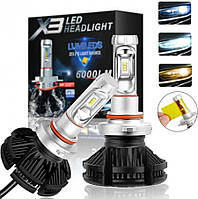 Автолампа LED X3 H7 | Лед лампа в фары | Светодиодная лампа для авто