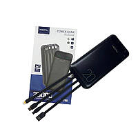Power Bank HEPU HP206 20000mAh | Повербанк с набором зарядных кабелей | Портативная зарядка для телефона