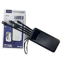 Power Bank HEPU HP988 30000mAh | Повербанк с набором зарядных кабелей | Портативная зарядка для телефона