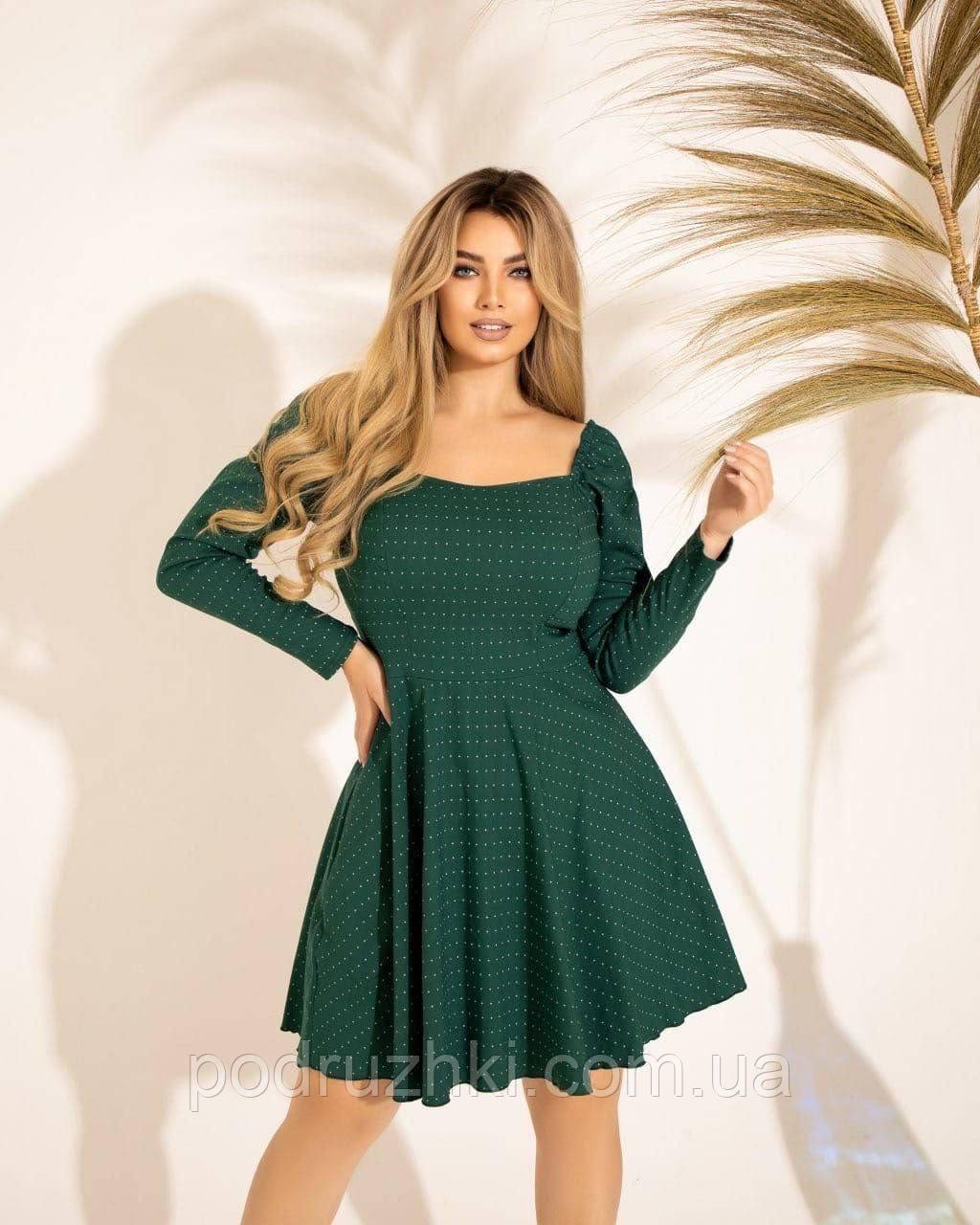 Красива жіноча сукня з відкритими плечима Тканина джинс бенгалін Розміри 42-44, 46-48, 50-52, фото 1