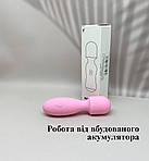 Вібратор мікрофон 7 режимів, стимулятор, вібромасажер Wo-sex keni. Рожевий, фото 6