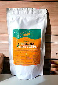 Спіруліна+кордіцепс в таблетках 500 мг.  300 шт