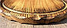 Дерев'яна дошка Woodinі для подачі хачапурі по-мегрельськи D 300 мм дуб, фото 4