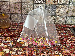 Мішок із сітки з місцем для поклейки цінника Price tag VS Thermal Eco Bag 30*30 см.білого кольору