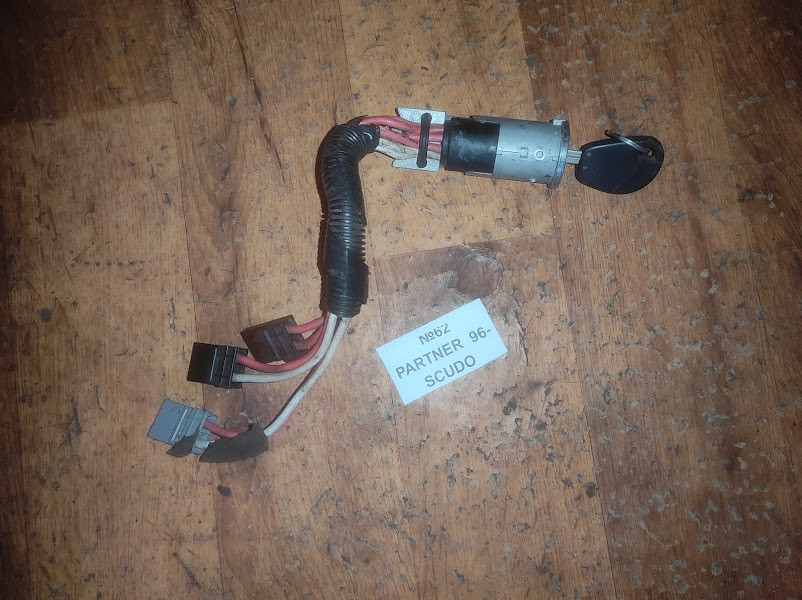 No62 Б/у Замок запалювання для Peugeot Partner Fiat Scudo 1996-, фото 1