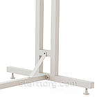 Стійка NOVE KOOKIE, H1720/1420 L1555 W695 (2 ноги), біла. Рейл у будинок чи магазин. Вішало для одягу, фото 2