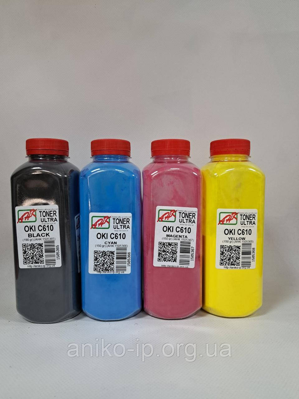 ТОНЕР OKI C610 (Black 190 г) ULTRA COLOR AHK