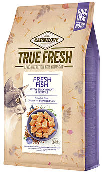 Беззерновий корм для стерилізованих кішок зі свіжою рибою Carnilove True Fresh Cat Fish 1,8 кг