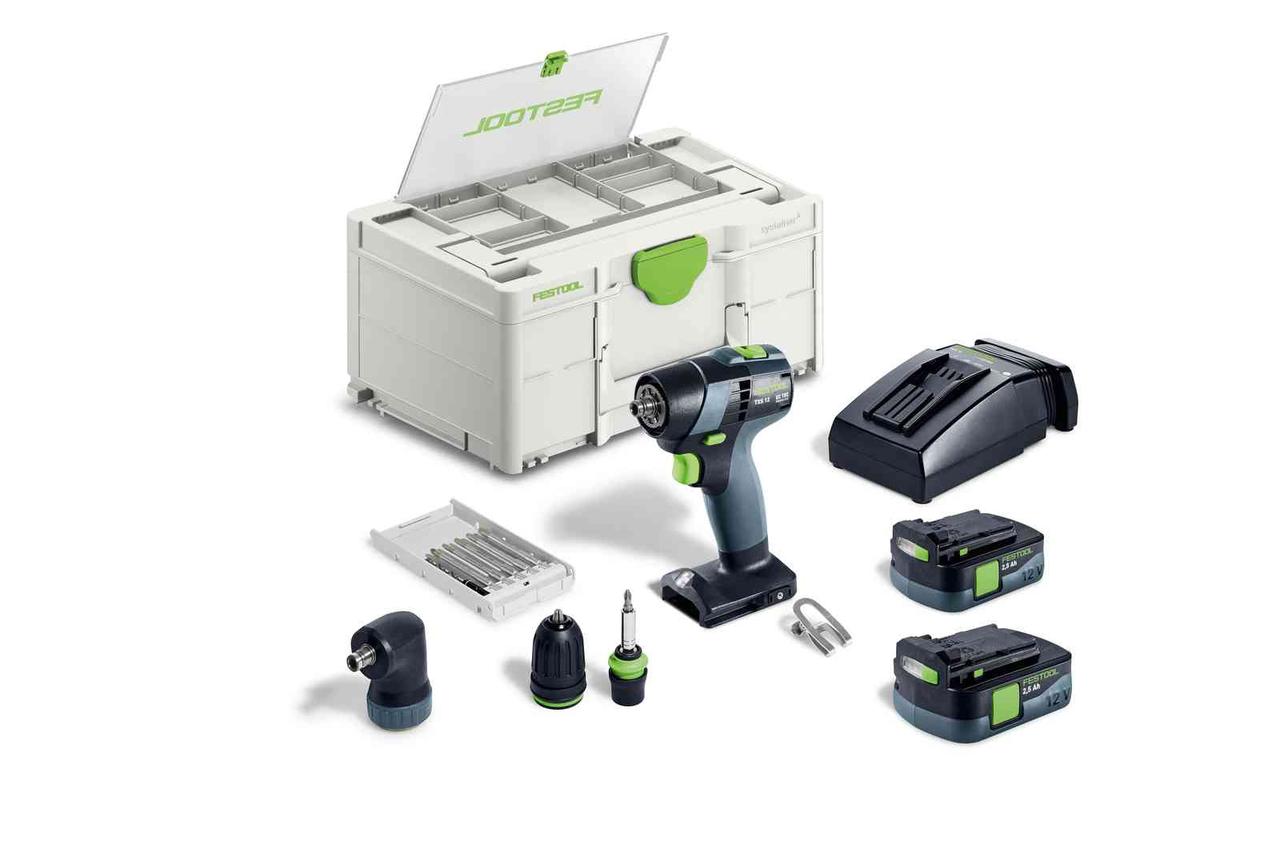 Акумуляторний дриль-шуруповерт Festool TXS 12 2,5-Set