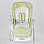 Дитячий складний стільчик для годування на колесах Toti W-56077 сидіння екошкіра, Біло-салатовий, фото 7