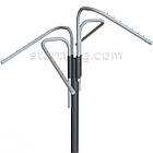 Стійка "CRAB" чорна. Вішало для речей у магазин. Торговельне обладнання під тремпеля, вішалки., фото 2