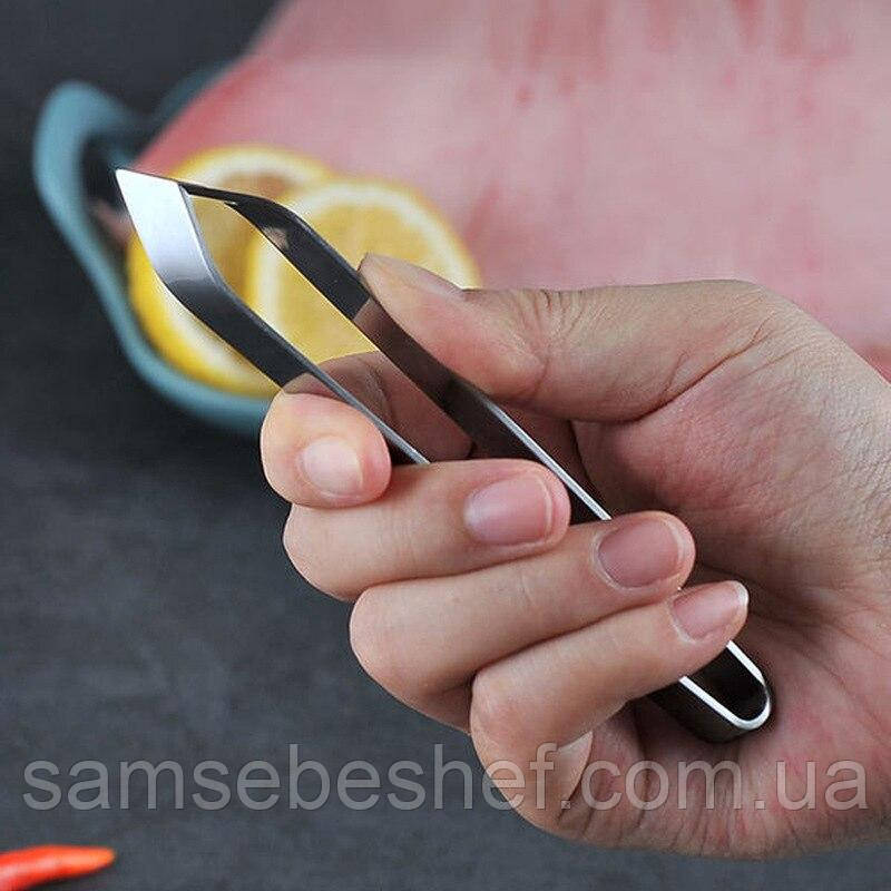 Пінцет для видалення кісточок з риби 12 см Brinox, фото 1