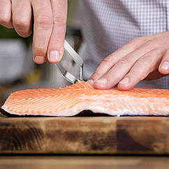 Пінцет для видалення кісточок з риби 11 см Stainless Steel