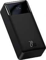 Повербанк Baseus Bipow 30000 mAh 20W 3A Digital Display Power Bank портативное зарядное устройство Black