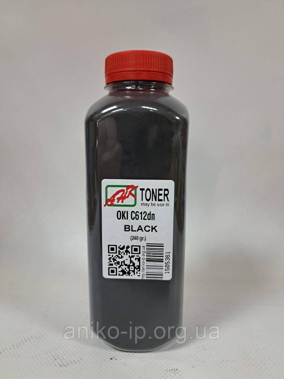 ТОНЕР OKI C612 (Black 240 г) ULTRA COLOR AHK, фото 1
