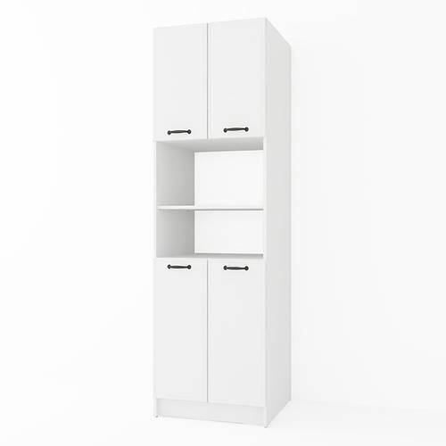 Купить Пенал для кухни Id27-K75 Ш 600 / В 2004 / Г 588 Белый, цена 4475 ...